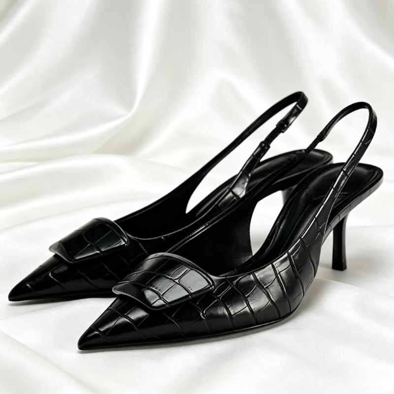 Slingback Heel Formal - Sepatu Hak Tinggi Wanita Model Slingback