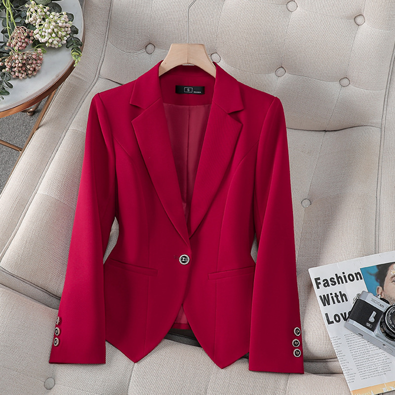 Women Formal Wear Black - Blazer Formal Wanita Mode Baru Mantel
