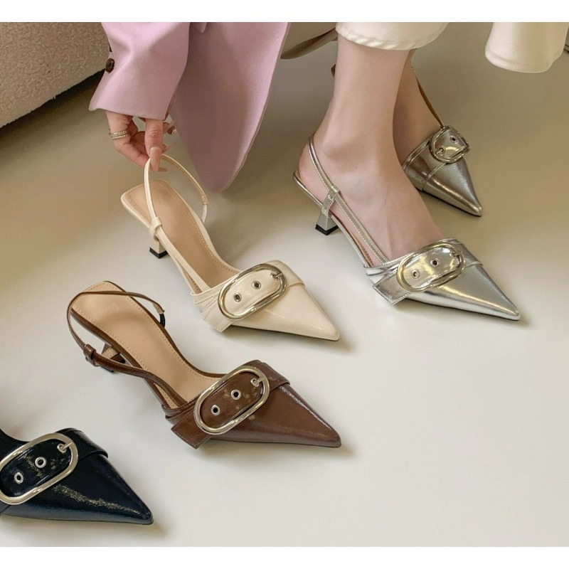 Women Formal Wear For Wedding - Sepatu Hak Tinggi Wanita Model Retro