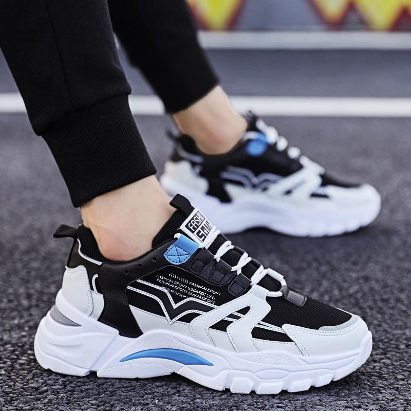 Women Formal Wear Ethnic - Ukuran Besar Chunky Tinggi Pria Sneakers