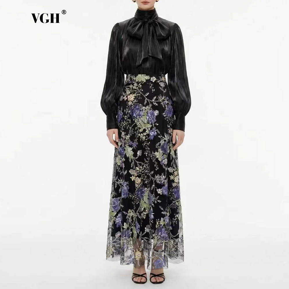 Women Formal Wear Black - VGH Set Dua Potong Motif Bunga