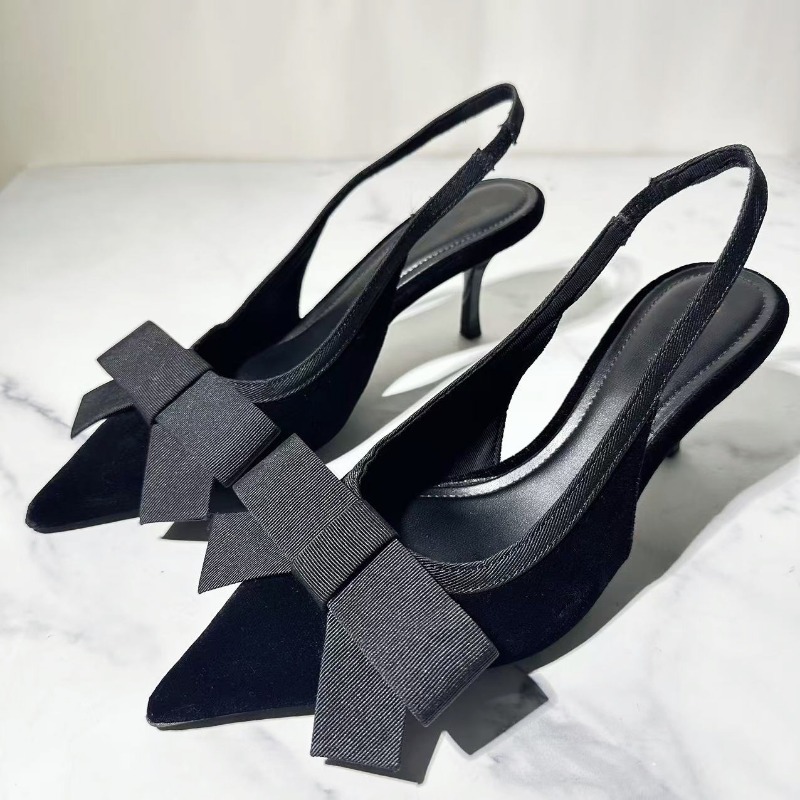 Slingback Heel Formal - Sepatu hak tinggi ujung runcing, sepatu