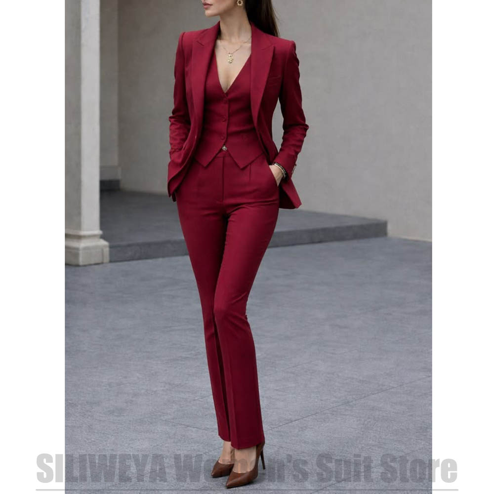 Women Formal Wear Blazer Set - Setelan Jas Wanita 3 Potong Blazer