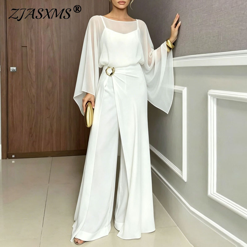 Female Formal Wear - Jumpsuit Formal Wanita 2Pcs Set Lengan