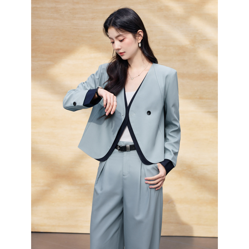 Women'S Formal Wear Petite - Setelan Jas Kantor Wanita Gaya Baru