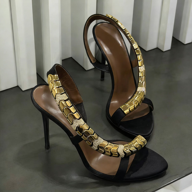 Sandal Gladiator Wanita Satin  - Women Formal Wear For Wedding ulasan dan harga