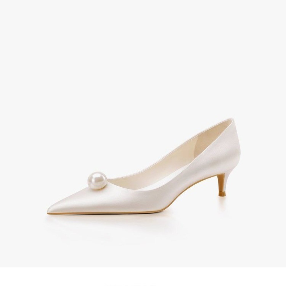Sepatu Pengantin Wanita Satin  - Women Formal Wear For Wedding ulasan dan harga