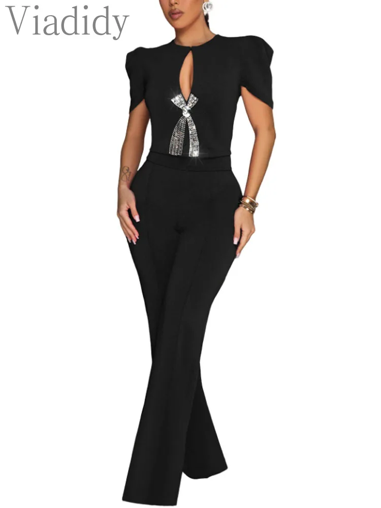 Pakaian Formal Wanita untuk Ma - Women'S Formal Jumpsuit Evening Wear ulasan dan harga
