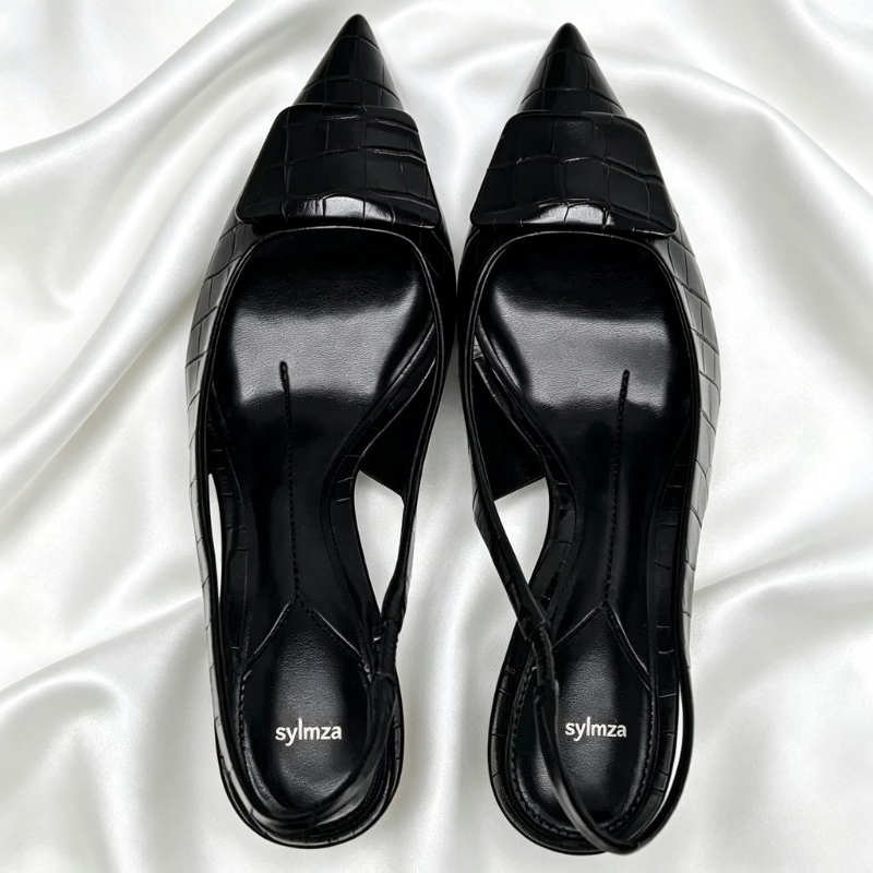 Sepatu Hak Tinggi Wanita Model - Slingback Heel Formal ulasan dan harga