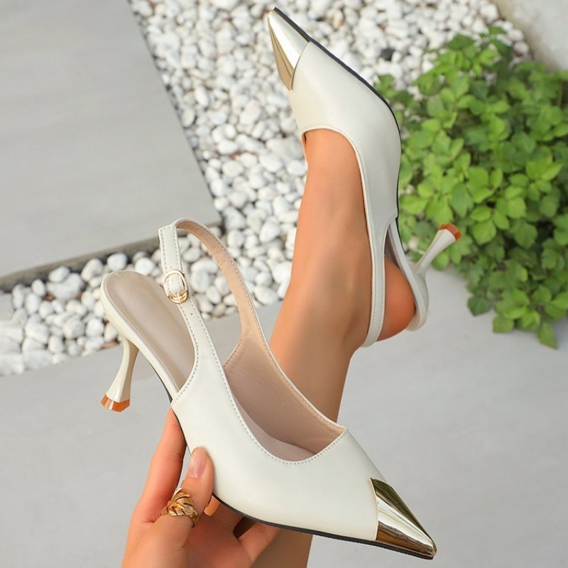 Sepatu Slingback Wanita Ujung  - Slingback Heel Formal ulasan dan harga