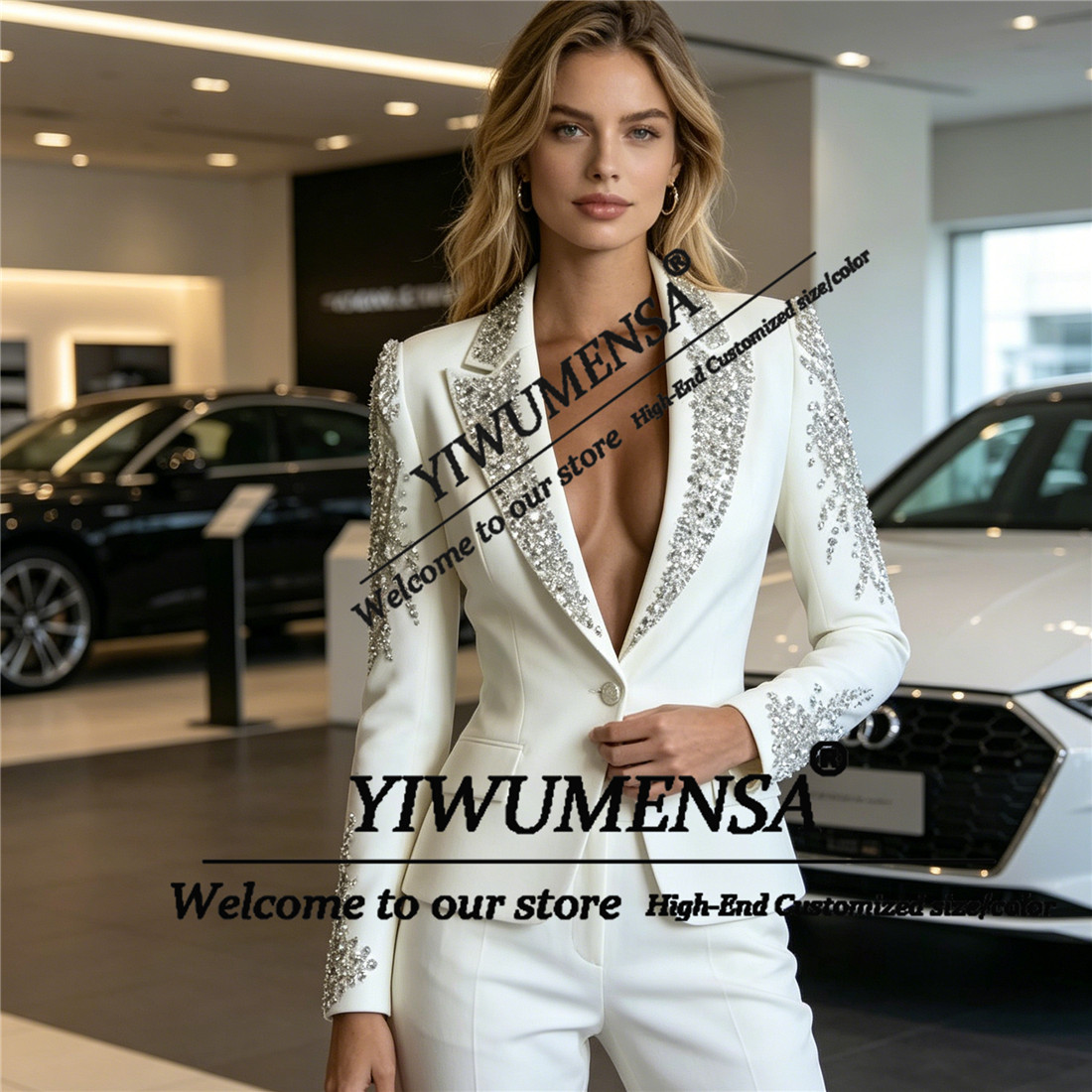 Setelan Wanita Mewah 2 Potong  - Women Formal Wear Blazer Set ulasan dan harga