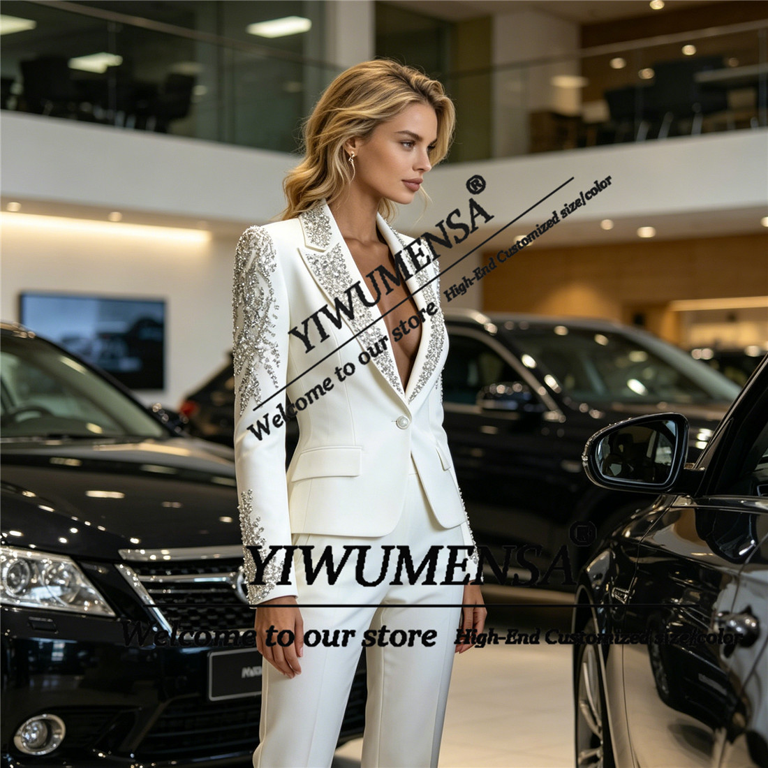 Setelan Wanita Mewah 2 Potong  - Women Formal Wear Blazer Set ulasan dan harga