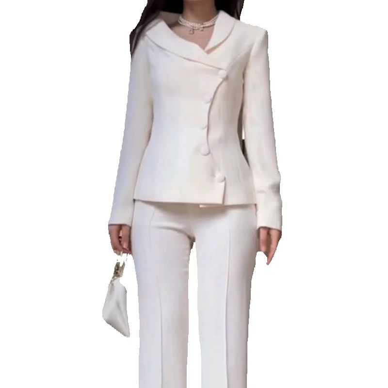 Setelan Wanita Kulit Putih Set - Women Formal Wear Trousers ulasan dan harga