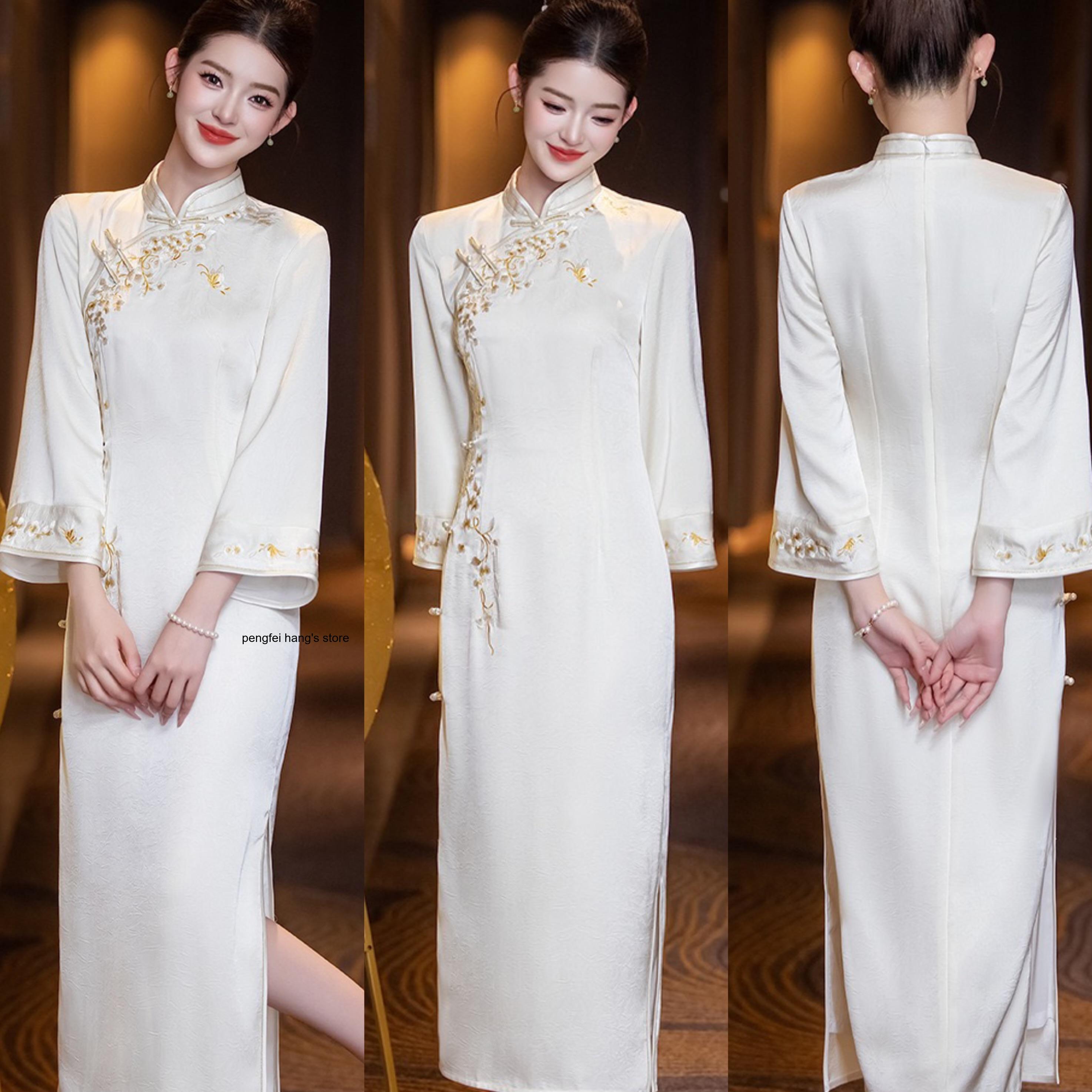 Gaun Panjang Qipao Modifikasi  - Women'S Formal Wear Petite ulasan dan harga