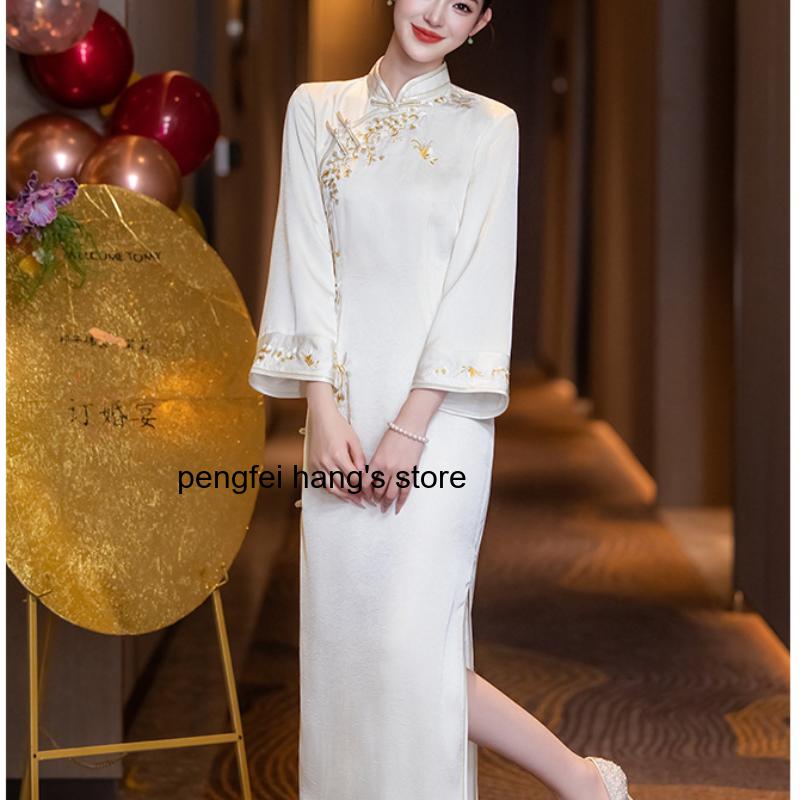 Gaun Panjang Qipao Modifikasi  - Women'S Formal Wear Petite ulasan dan harga