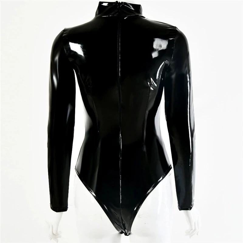 Bodysuit wanita berbahan PVC i - Turtleneck Bodysuit Office ulasan dan harga