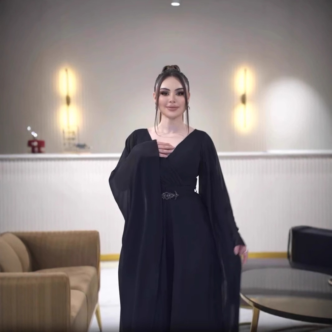Gaun Jumpsuit Wanita Arab Hita - Women'S Formal Jumpsuit Evening Wear ulasan dan harga