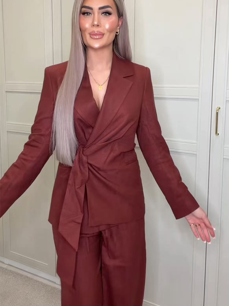 Setelan Blazer Celana Wanita K - Women Formal Wear Trousers ulasan dan harga