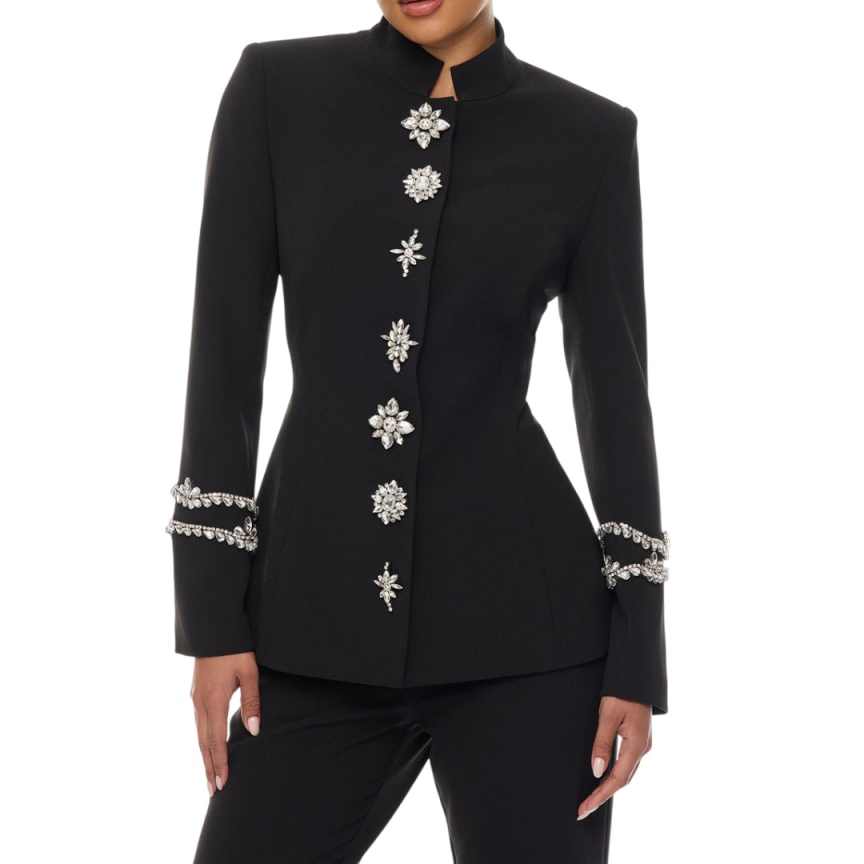 Setelan Celana Wanita Kristal  - Women Formal Wear Designers ulasan dan harga
