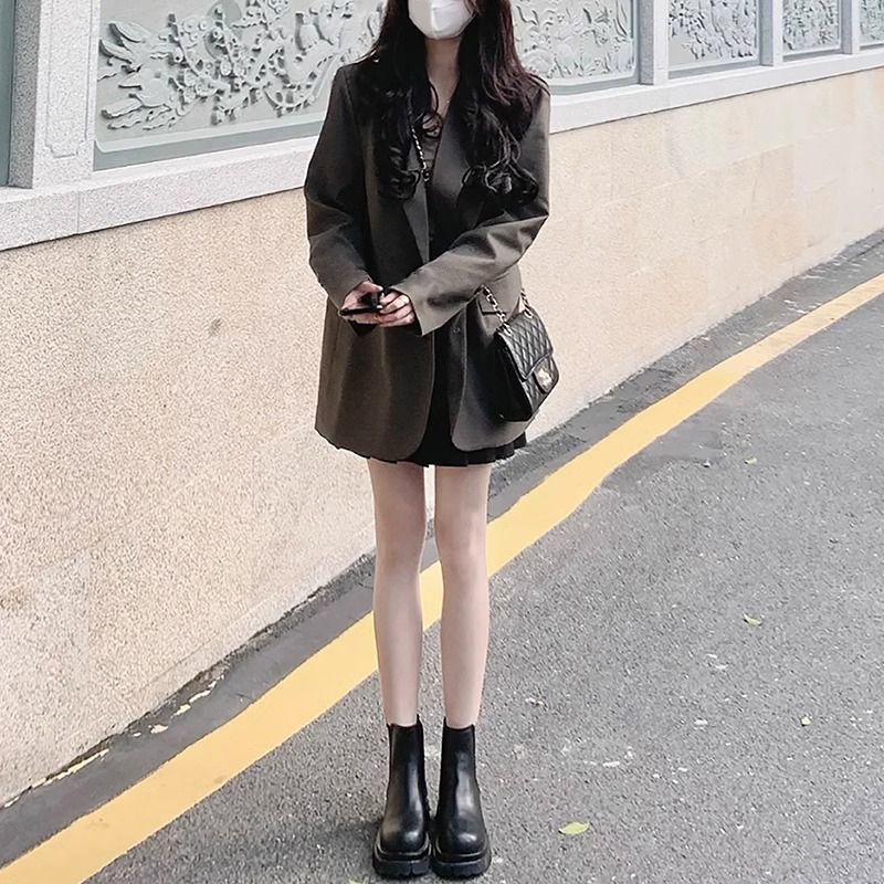 Blazer Panjang Wanita Desain A - Women Formal Wear Designers ulasan dan harga