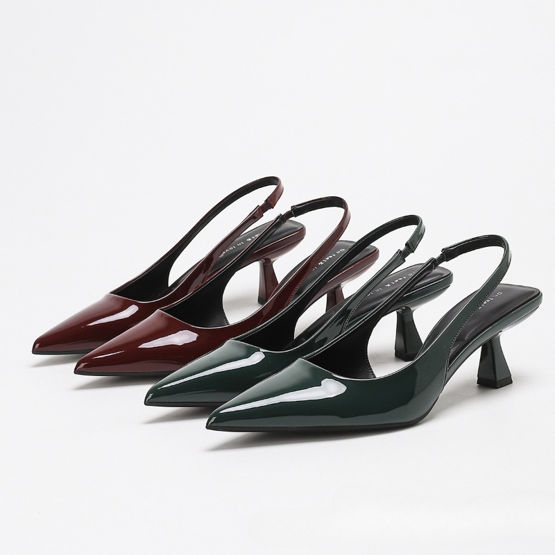 Sepatu Hak Tinggi Tanpa Tali E - Slingback Heel Formal ulasan dan harga