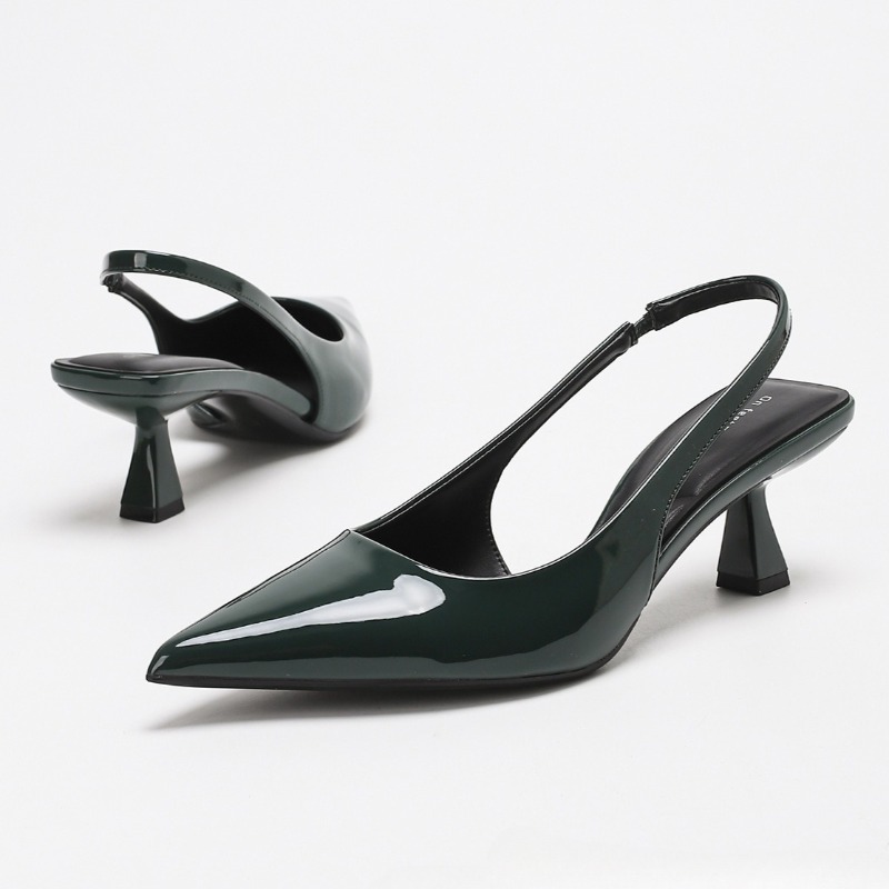 Sepatu Hak Tinggi Tanpa Tali E - Slingback Heel Formal ulasan dan harga