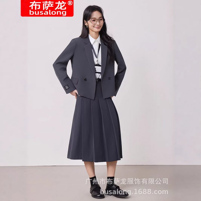 Setelan jas wanita abu-abu unt - Women'S Formal Wear Petite ulasan dan harga