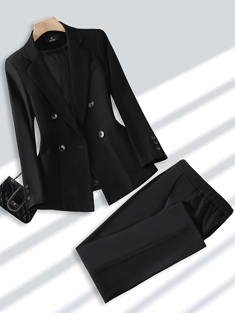 Setelan pakaian bisnis wanita, - Women Formal Wear Black ulasan dan harga