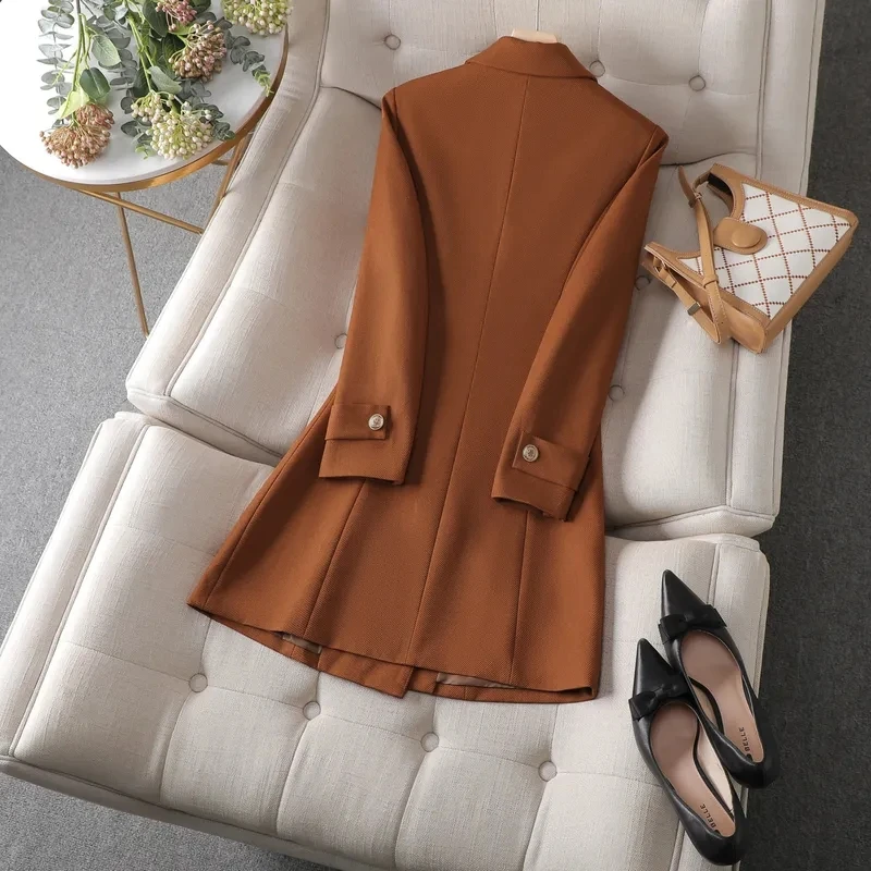 Jaket panjang musim gugur dan  - Women Formal Wear Black ulasan dan harga