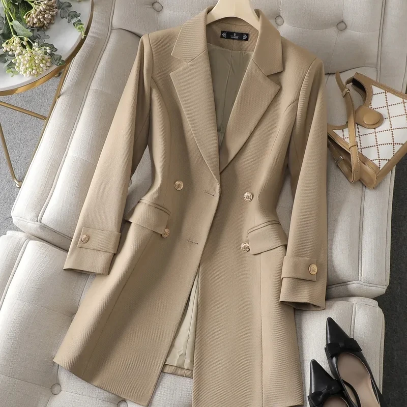 Jaket panjang musim gugur dan  - Women Formal Wear Black ulasan dan harga