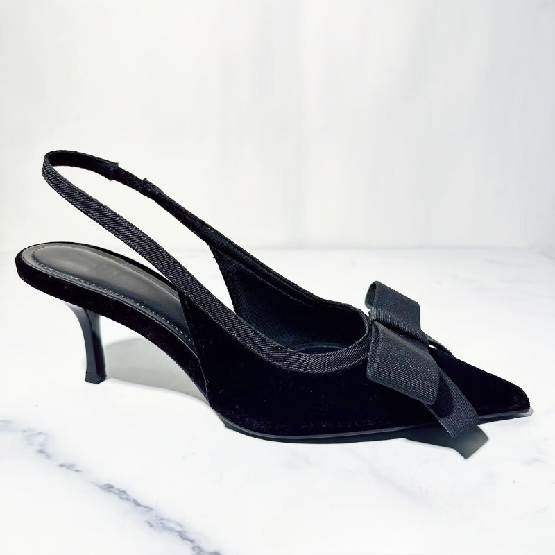 Sepatu hak tinggi ujung runcin - Slingback Heel Formal ulasan dan harga