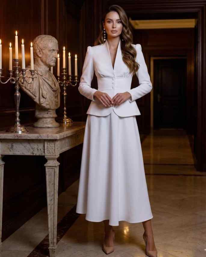 Setelan Wanita Dua Potong Eleg - Women Formal Wear Blazer Set ulasan dan harga