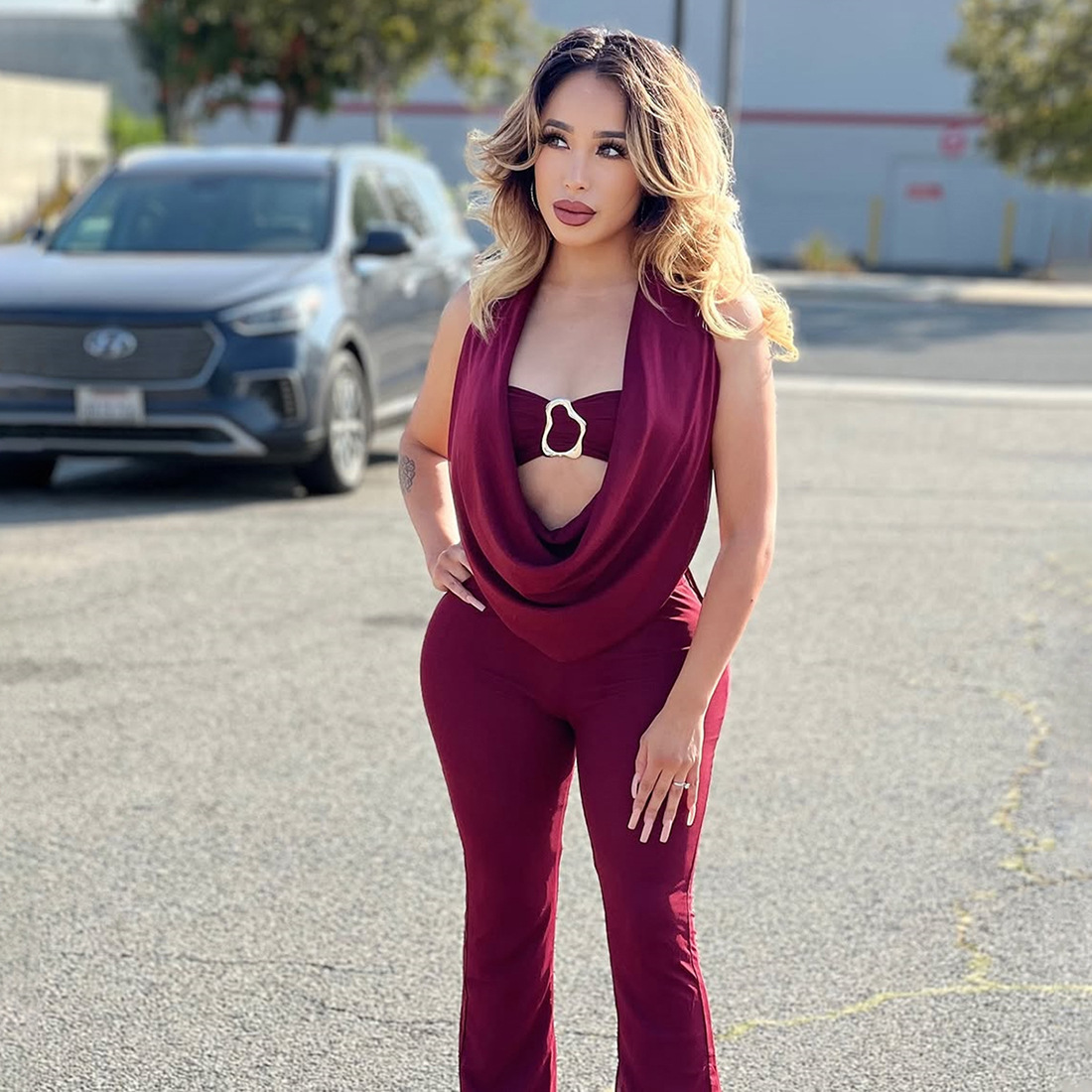 Jumpsuit Wanita Hitam 2 Potong - Women'S Formal Jumpsuit Evening Wear ulasan dan harga