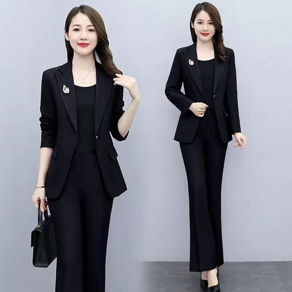 2 Pcs/Set Setelan Jas Formal W - Women Formal Wear Trousers ulasan dan harga