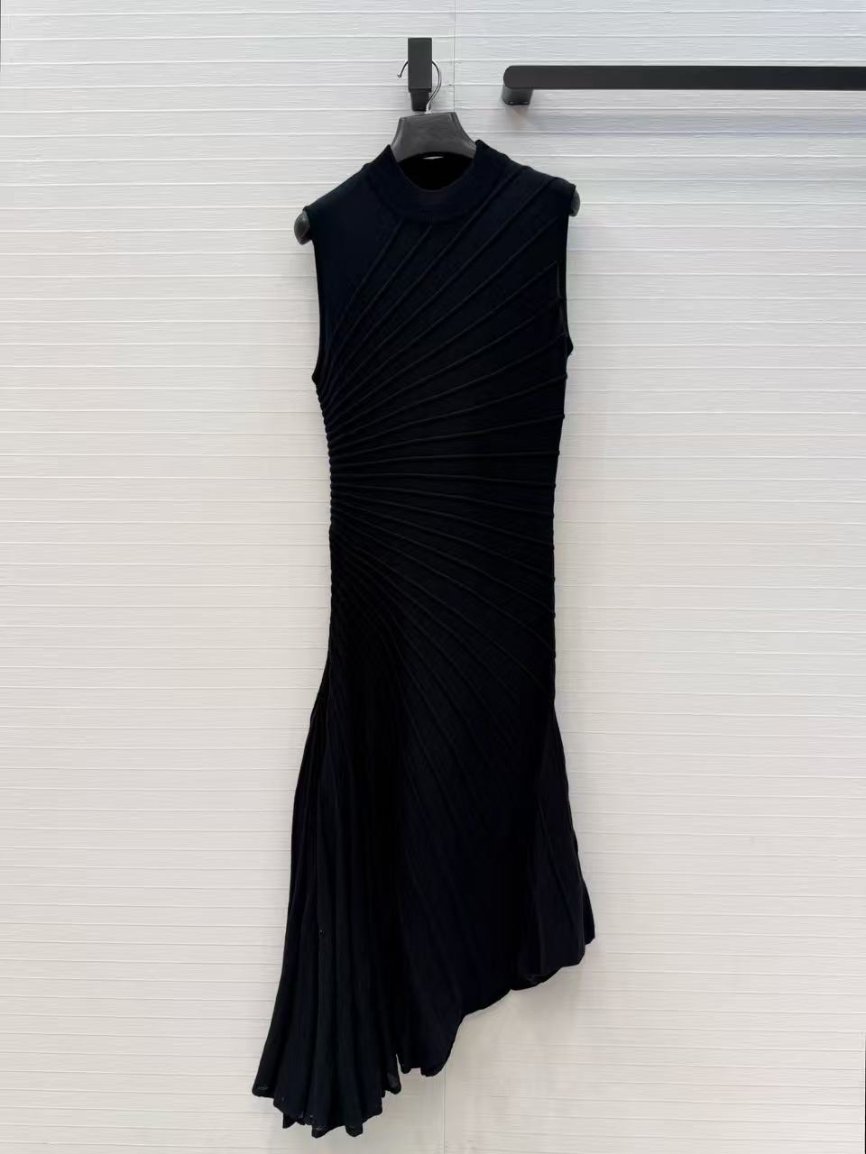 Gaun rajut warna polos yang ke - Women Formal Wear Designers ulasan dan harga