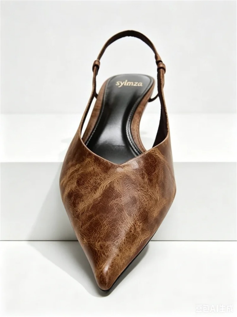 Sepatu Pumps Desainer Hak Kitt - Slingback Heel Formal ulasan dan harga