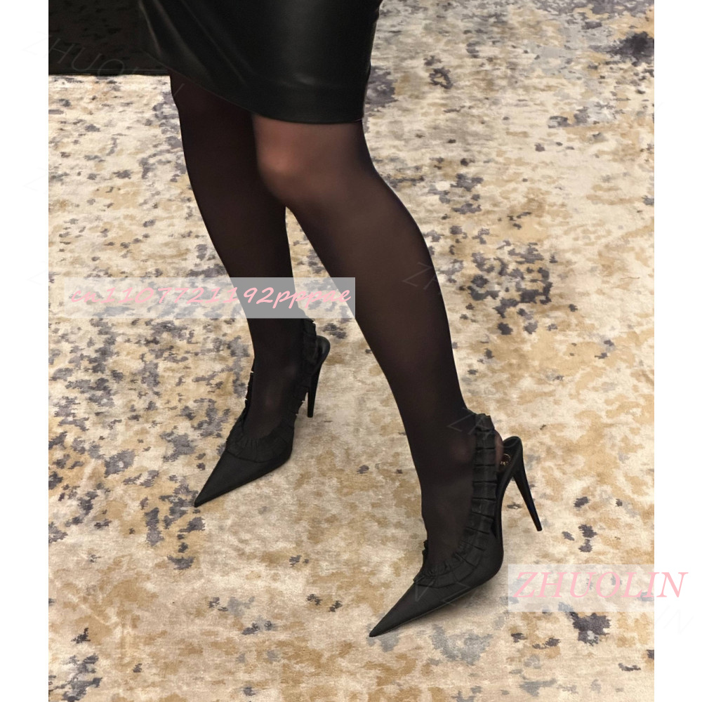 Sepatu Hak Tinggi Slingback Bu - Slingback Heel Formal ulasan dan harga