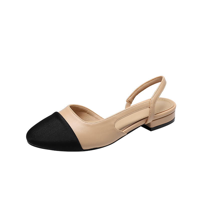 Sepatu wanita tali kulit perca - Slingback Heel Formal ulasan dan harga